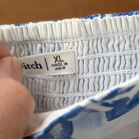 Abercrombie & Fitch Emerson Poplin Puff Sleeve Mini Dress XL EUC - Picture 8 of 11